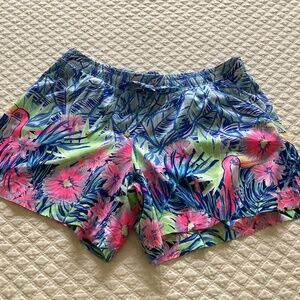 Lilly Pulitzer Katie Bennet Blue Let’s Mango Shorts